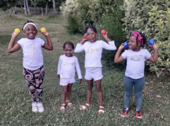 Sortie au parc en famille